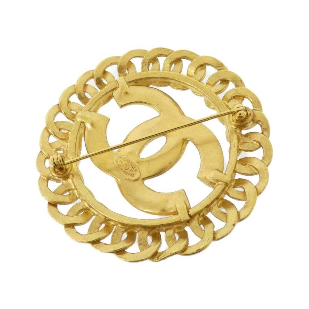 CHANEL Authentic Gold Brooch - Picture 2 of 3